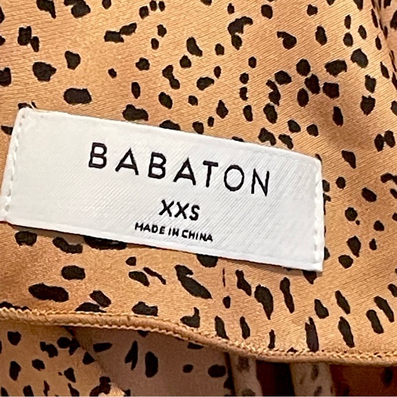 BABATON Leopard print Silk Dress - Picture 4 of 6